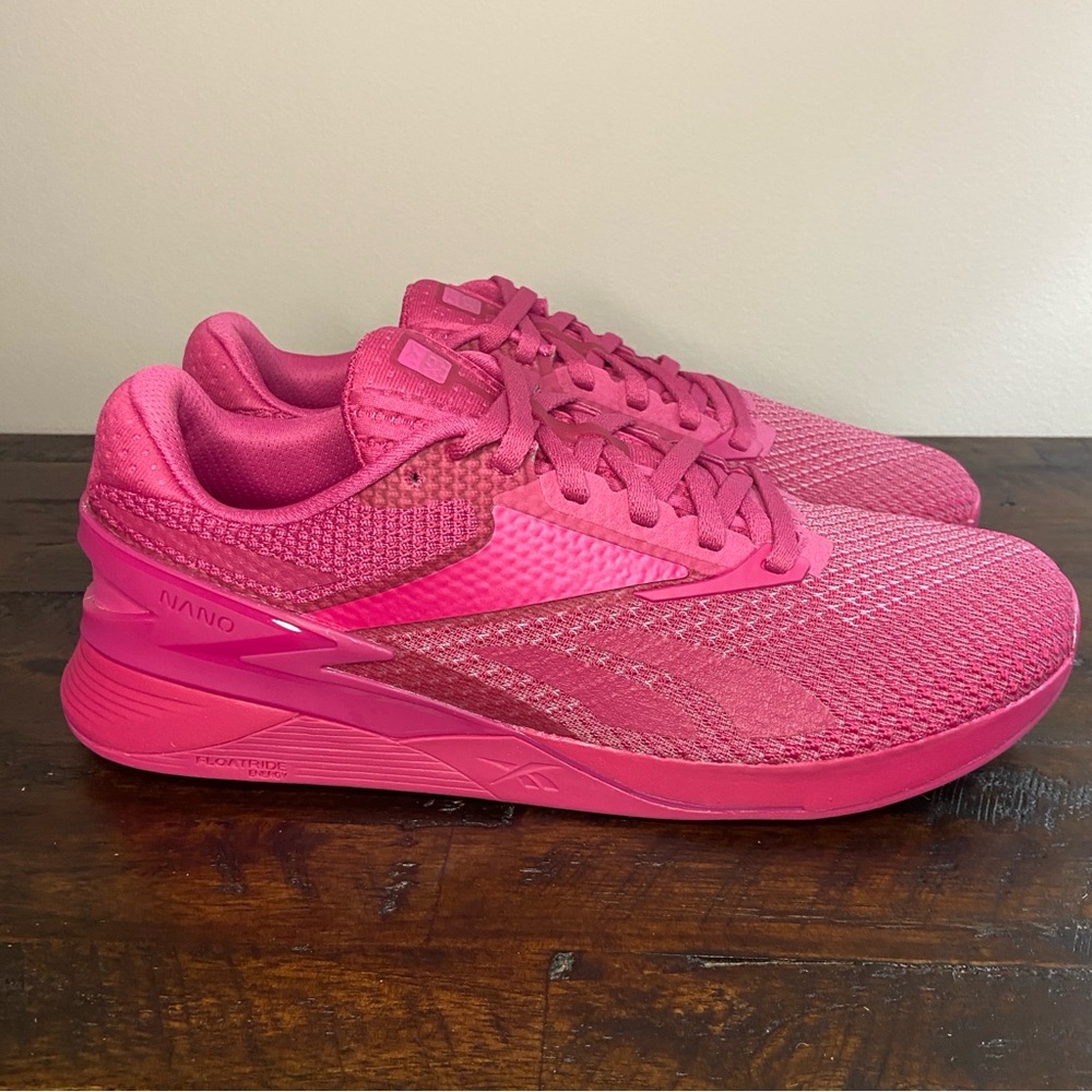 Reebok Nano X3 Pink Sneakers Women's 9 NEW with Tags